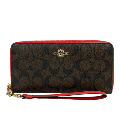 COACH ラウンドファスナー長財布 レザー C4452 レディース コーチ