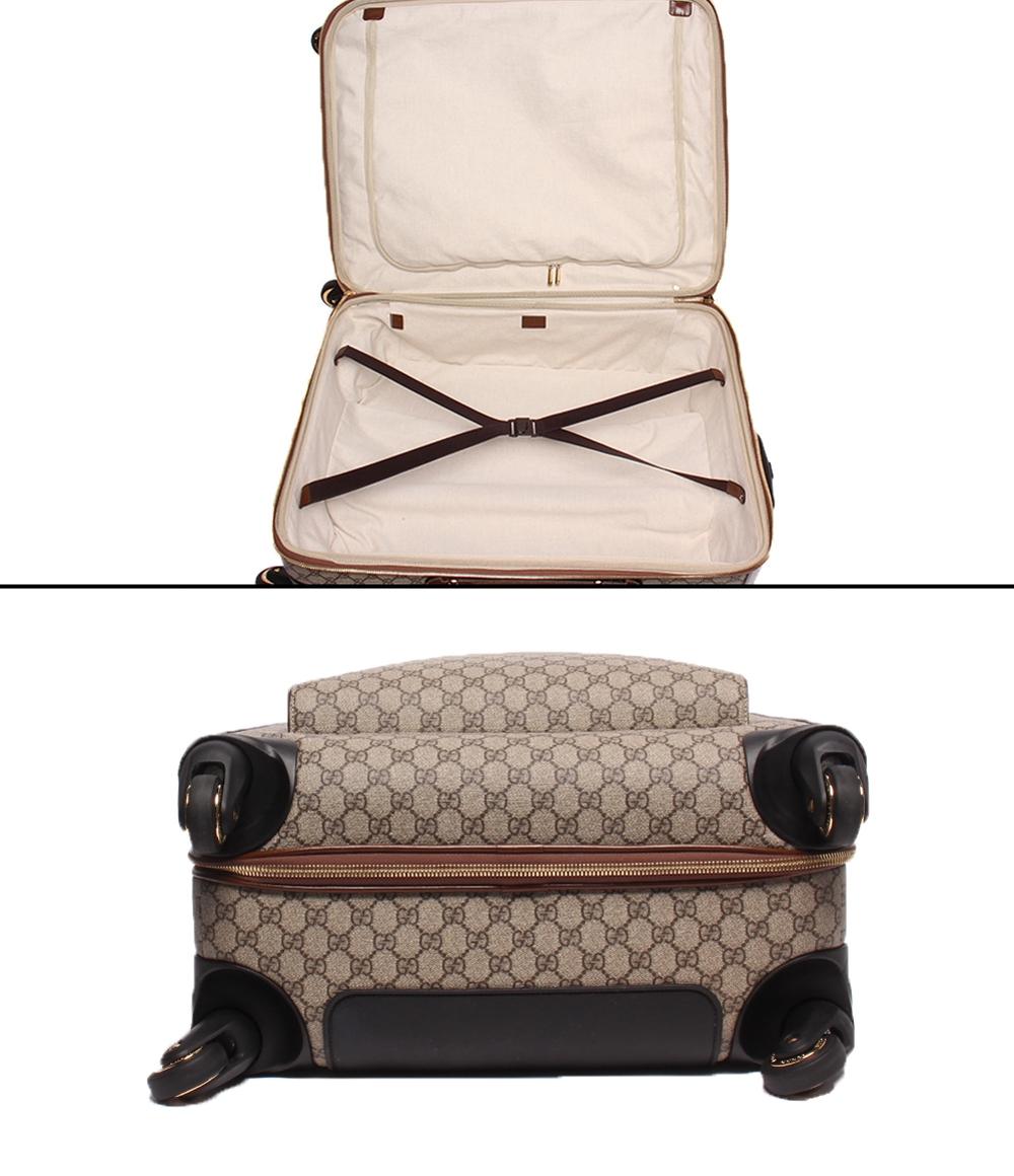 美品 GUCCI キャリーケース GGスプリーム 429038 525040 メンズ レディース グッチ