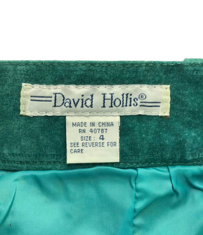 ハーフレザーパンツ レディース SIZE 4 (XS) David Hollis