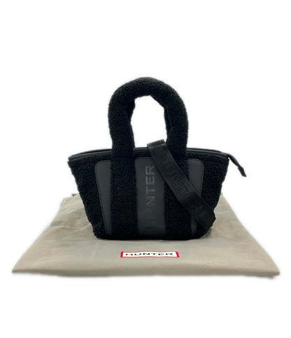 美品 HUNTER 2WAY ハンドバッグ トートバッグ ショルダーバッグ 斜め掛け ブレークミニトートバッグ レディース ハンター