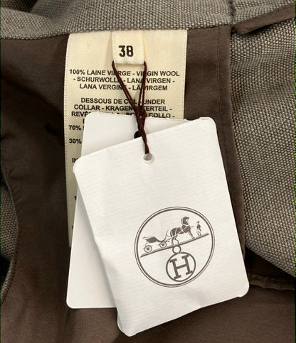 美品 HERMES ロングジレ 4E0119DE レディース SIZE 38 (M) エルメス