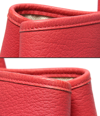 HERMES トートバッグ ハンドバッグ □N刻印 シルバー金具 ガーデンパーティPM 36 トリヨンクレマンス レディース エルメス