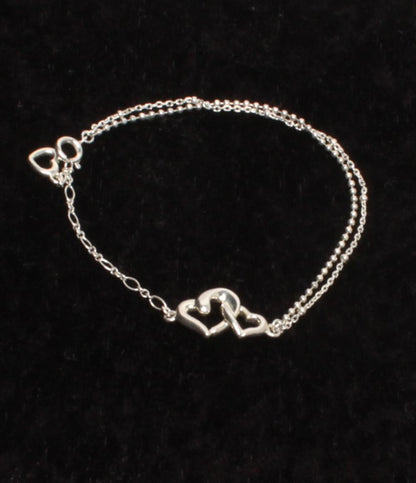4℃ ブレスレット SV ハートモチーフ ボールチェーン レディース ヨンドシー