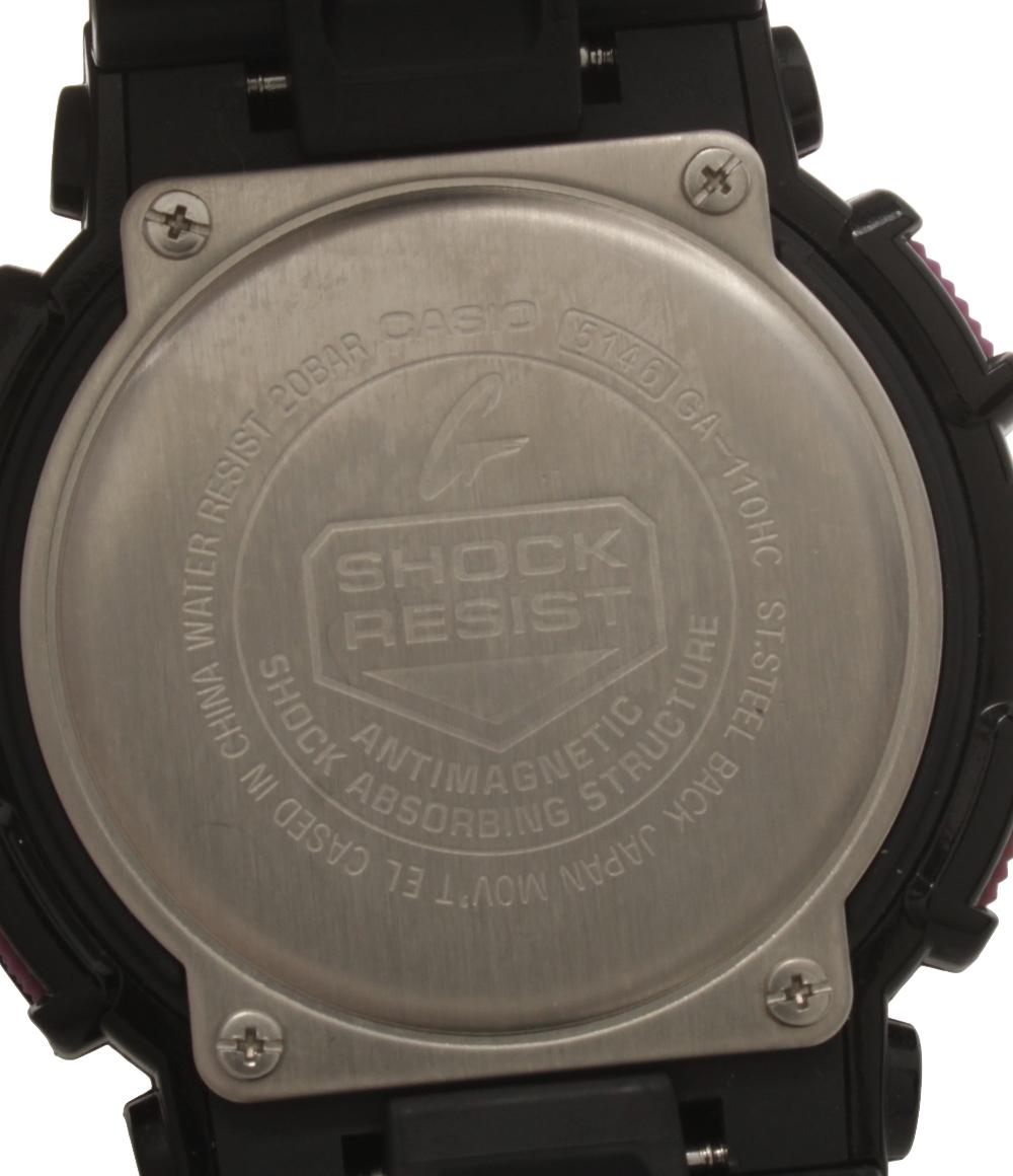 美品 CASIO 腕時計 G-SHOCK クオーツ GA-110HC-1AJF メンズ カシオ