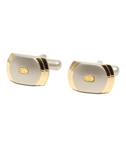 美品 ヴァレンティノ・ガラヴァーニ タイピン タイバー カフス ロゴ 2点セット メンズ Valentino Garavani