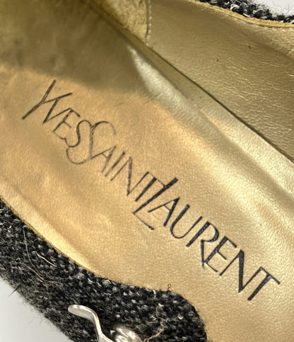 イヴ・サンローラン ローブロックヒールパンプス レディース SIZE 35 1/2 (S) YVES SAINT LAURENT