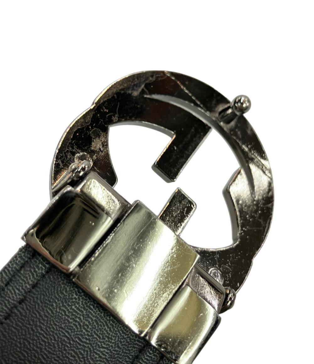 グッチ GGキャンバス × レザー ベルト インターロッキング バックル GG 楽天市場】GUCCI グッチ GGキャンバス インターロッキング G