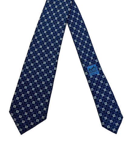 HERMES ネクタイ シルク100% メンズ エルメス