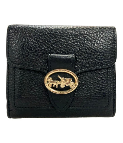コーチ 二つ折り財布 レザー 6654IMBLK レディース COACH