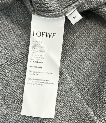 LOEWE 長袖 ブレイデッドスリーブ カーディガン S540Y16K21 レディース SIZE M ロエベ