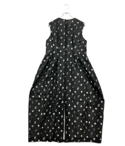 LANVIN en Bleu fleuretteジャガードワンピース レディース SIZE 36 ランバンオンブルー
