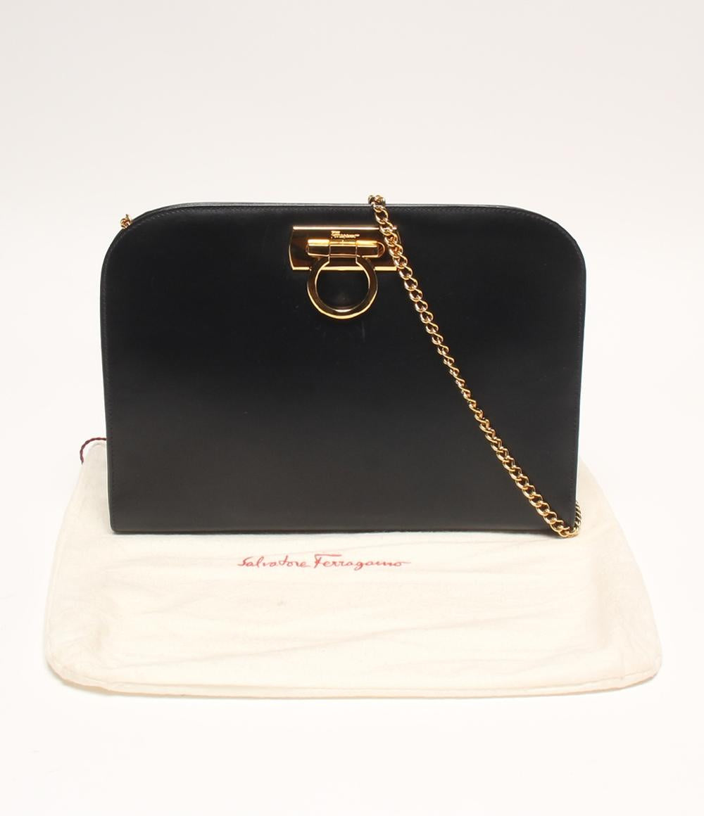 新品 サルヴァトーレフェラガモ ガンチーニ ショルダーバッグ 斜め掛け ポシェット Salvatore Ferragamo チェーンショルダーバッグ 斜め掛け ガンチーニ