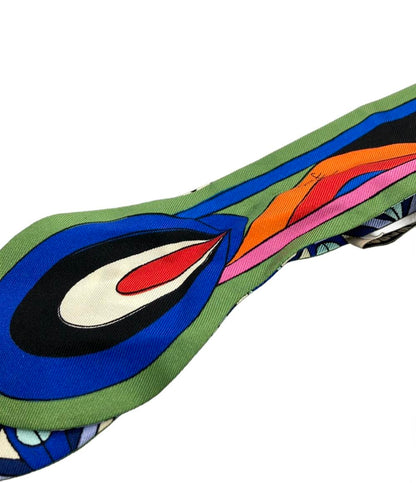 Emilio Pucci スカーフ シルク100% Goccia &Dischi レディース エミリオ・プッチ