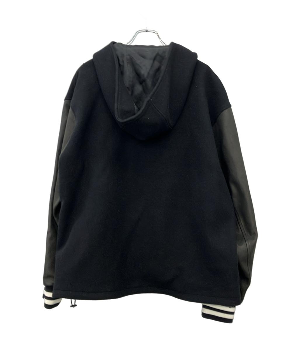 Name. スタジャン フーデッド 袖レザー ダブルジップ スナップボタン NMJK-22AW-003 メンズ SIZE 2 (M) ネーム