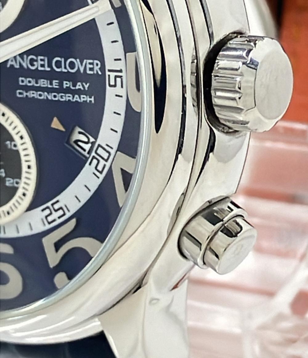 エンジェルクローバー 腕時計 クオーツ ブルー DP44 メンズ Angel Clover