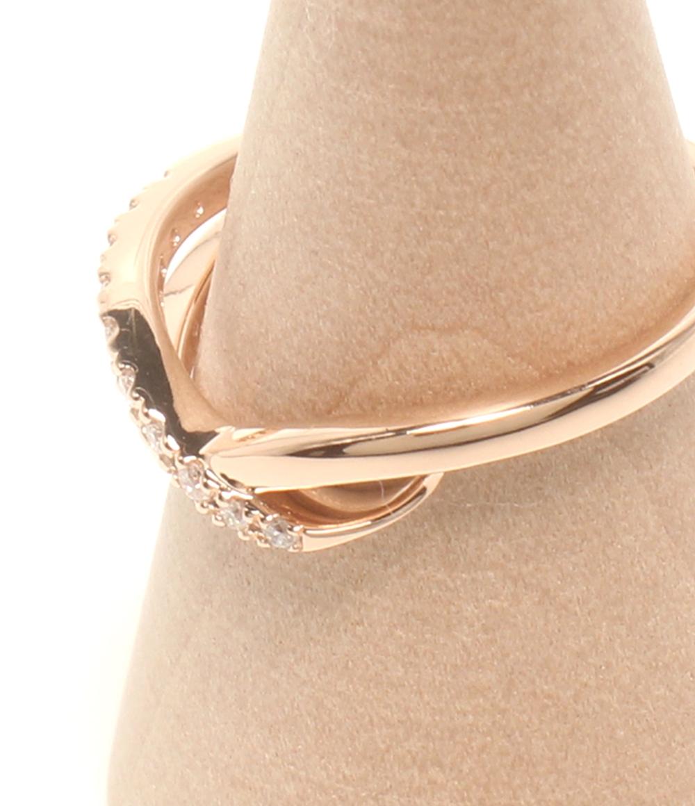 美品 ヴァンドームアオヤマ リング 指輪 K18 ダイヤ0.10ct レディース VENDOME AOYAMA