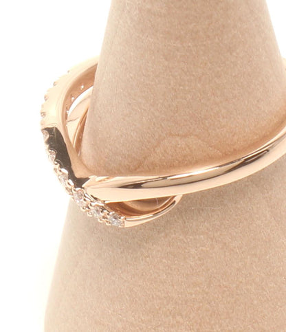 美品 ヴァンドームアオヤマ リング 指輪 K18 ダイヤ0.10ct レディース VENDOME AOYAMA