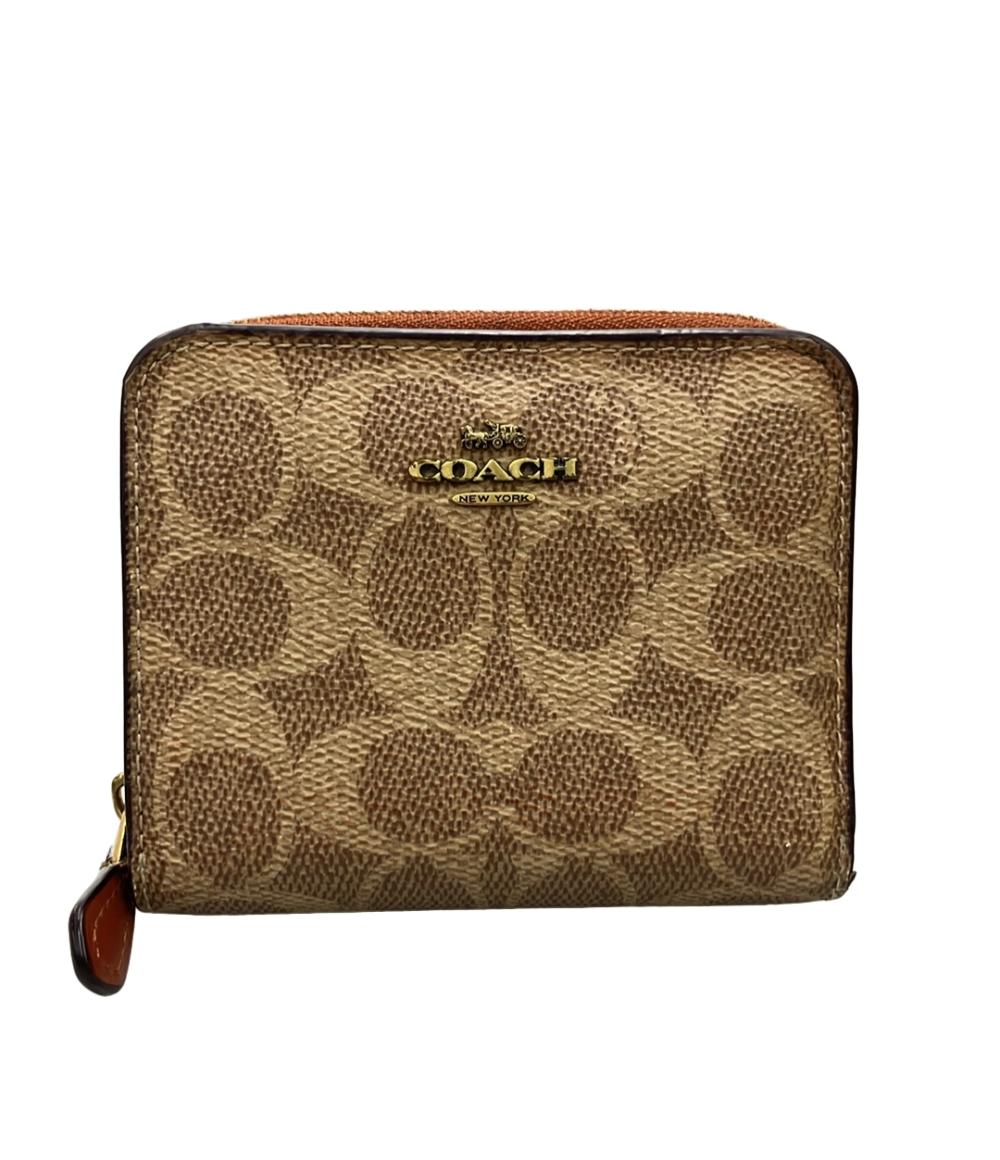 COACH 二つ折り財布 シグネチャー レディース コーチ