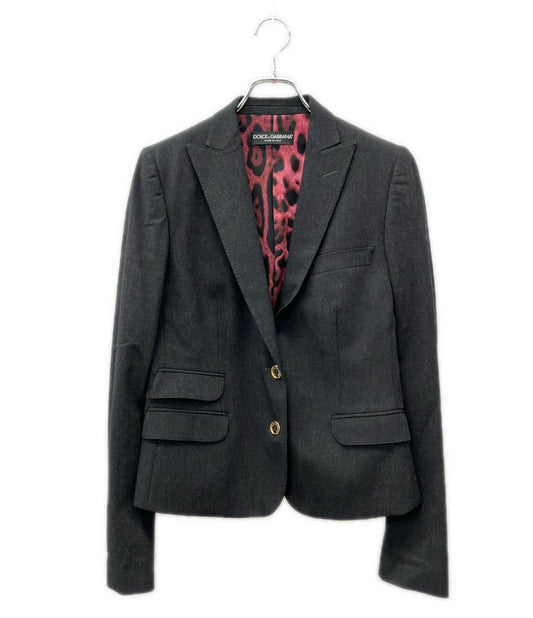 訳あり DOLCE&GABBANA テーラードジャケット レディース SIZE 42 (M) ドルチェアンドガッバーナ