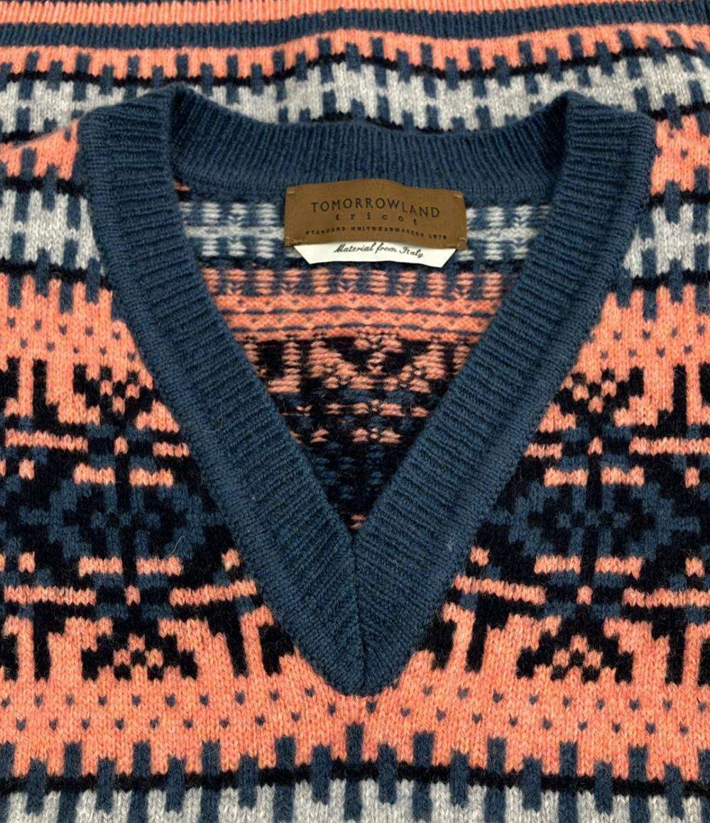 美品 トゥモローランド ニットベスト メンズ SIZE M (M) TOMORROWLAND