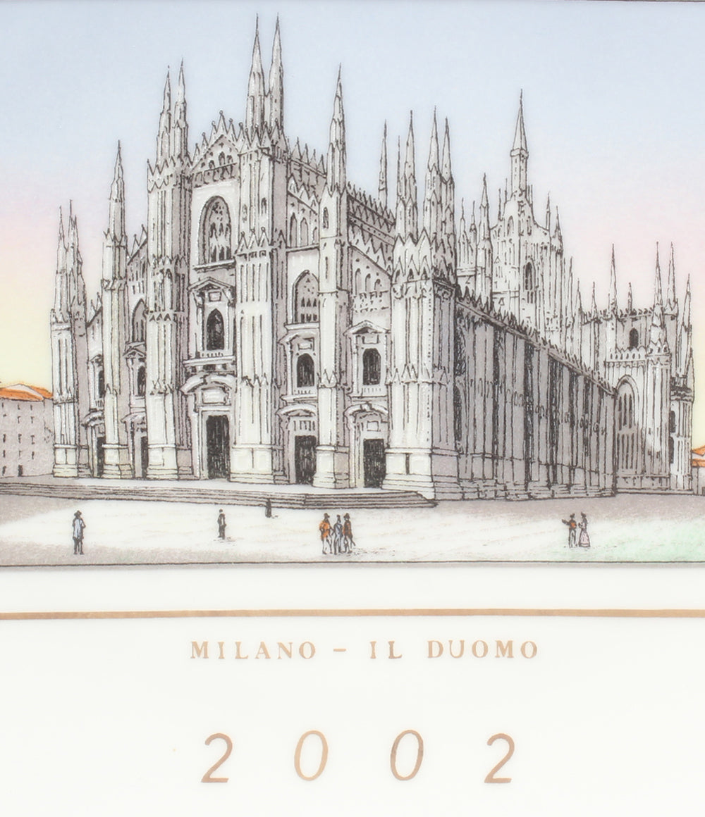 美品 Richard Ginori イヤープレート 飾り皿 21cm 2002 リチャードジノリ