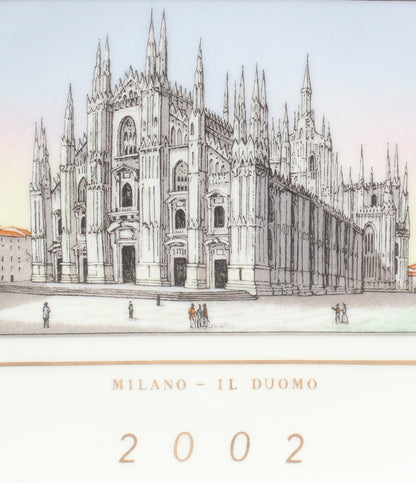 美品 Richard Ginori イヤープレート 飾り皿 21cm 2002 リチャードジノリ