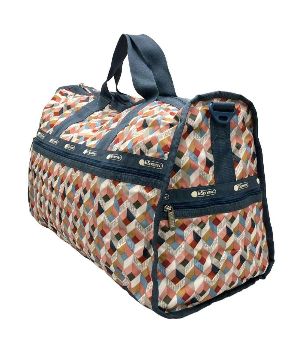美品 LeSportsac ボストンバッグ ショルダーバッグ 2WAY 斜め掛け レディース レスポートサック