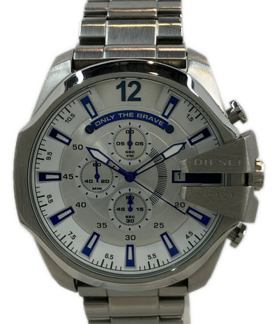 美品 DIESEL 腕時計 クオーツ DZ-4477 メンズ ディーゼル