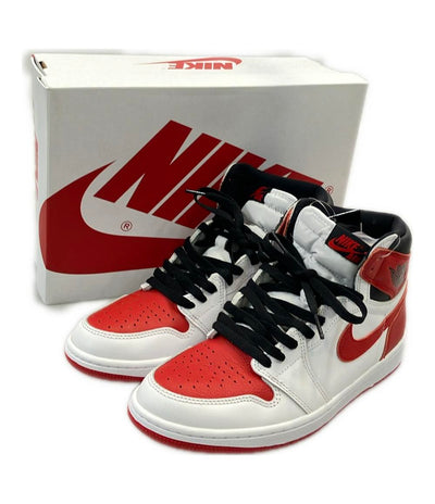 美品 NIKE ハイカットスニーカー AIR JORDAN 1 RETRO HIGH OG 555088-161 メンズ SIZE 27.0 (L) ナイキ