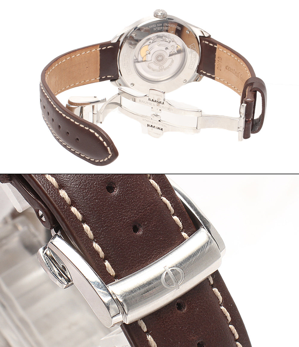 Baume & Mercier 腕時計 クリフトン 自動巻き ベージュ 65717 メンズ