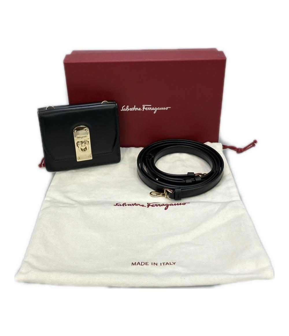 サルバトーレフェラガモ 二つ折り財布 ショルダーウォレット ガンチーニ レディース Salvatore Ferragamo