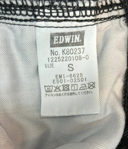ETRE TOKYO EDWIN デニムパンツ ベルベット ワイド EDWINコラボ 1225220108-0 レディース SIZE S エトレトウキョウ エドウィン