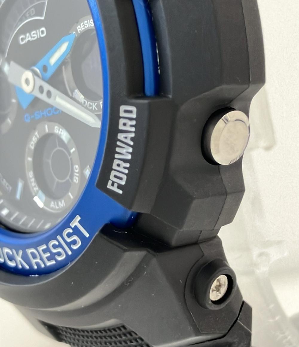カシオ 腕時計 G-SHOCK クオーツ ブラック AW-591 メンズ CASIO