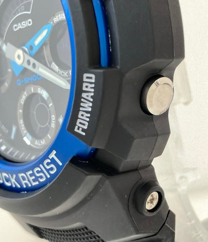 カシオ 腕時計 G-SHOCK クオーツ ブラック AW-591 メンズ CASIO