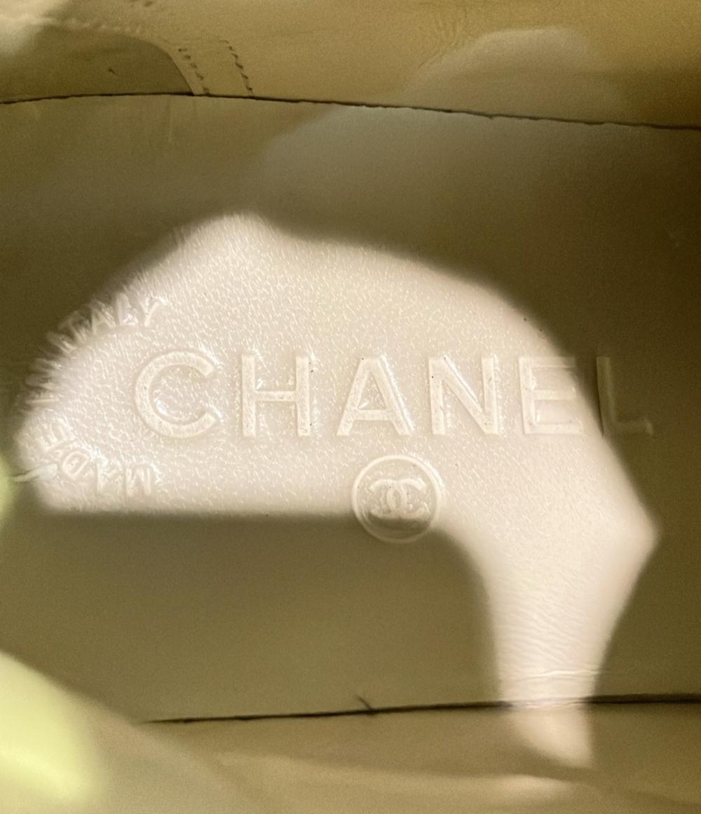 CHANEL ミドルカット レザー スニーカー ココマーク IG31316 レディース SIZE 37 (L) シャネル