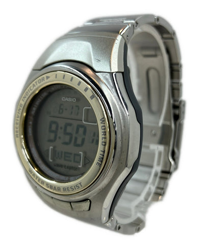 CASIO 腕時計 電池電波 ウェーブセプター クオーツ LWV-100J レディース メンズ カシオ