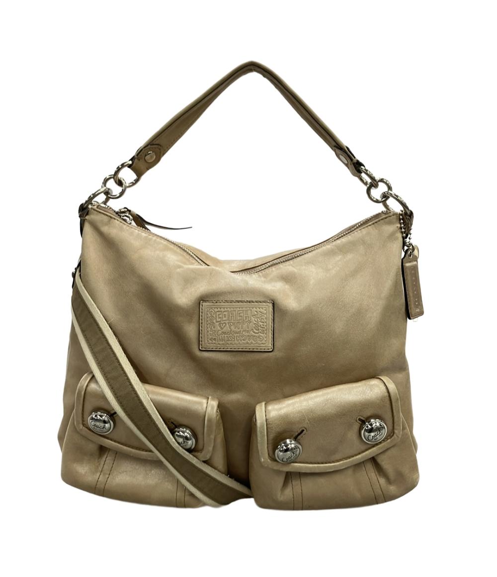 COACH ショルダーバッグ 2WAY 肩掛け 斜め掛け レザー ポピー 16486 レディース コーチ