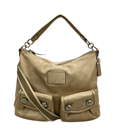 COACH ショルダーバッグ 2WAY 肩掛け 斜め掛け レザー ポピー 16486 レディース コーチ