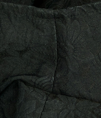 BORDERS at BALCONY 半袖 ジャガード ペプラム ブラウス レディース SIZE 36 ボーダーズ アット バルコニー