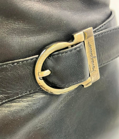 Salvatore Ferragamo ショートブーツ サイドジップ ガンチーニ レディース SIZE 7 1/2 C (25cm) サルヴァトーレフェラガモ