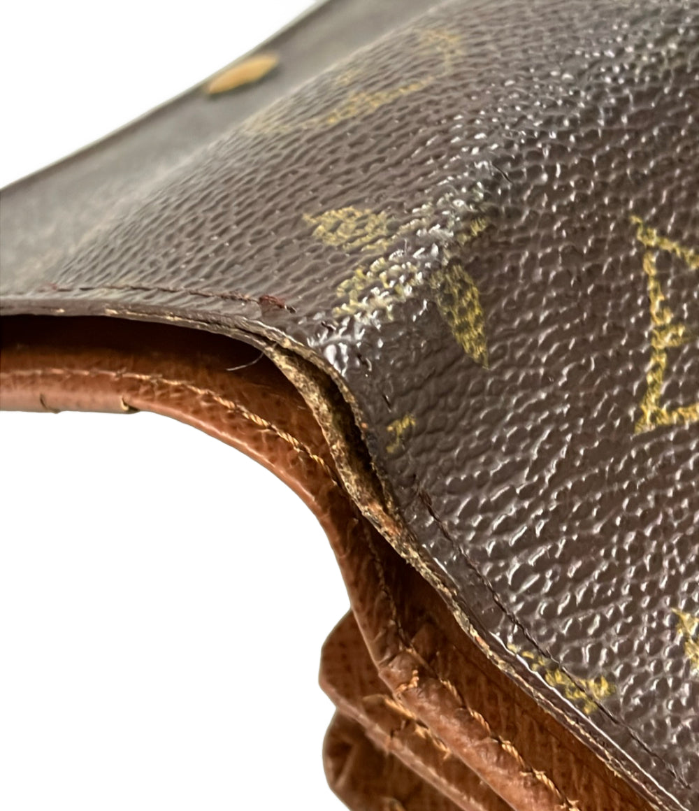 LOUIS VUITTON 二つ折り財布 ポルトモネ ジップ モノグラム M61735 レディース メンズ ルイ・ヴィトン