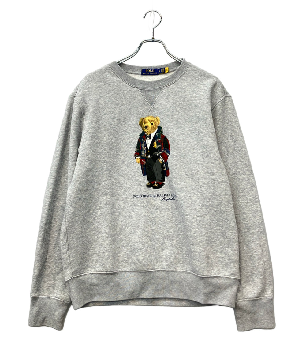 美品 POLO RALPH LAUREN トレーナー スウェット ベア メンズ SIZE L ポロ・ラルフローレン