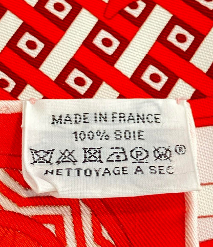 美品 エルメス スカーフ カレ90 シルク100% 63マスの世界旅行 LE TOUR DU MONDE EN 63 CASES レディース HERMES