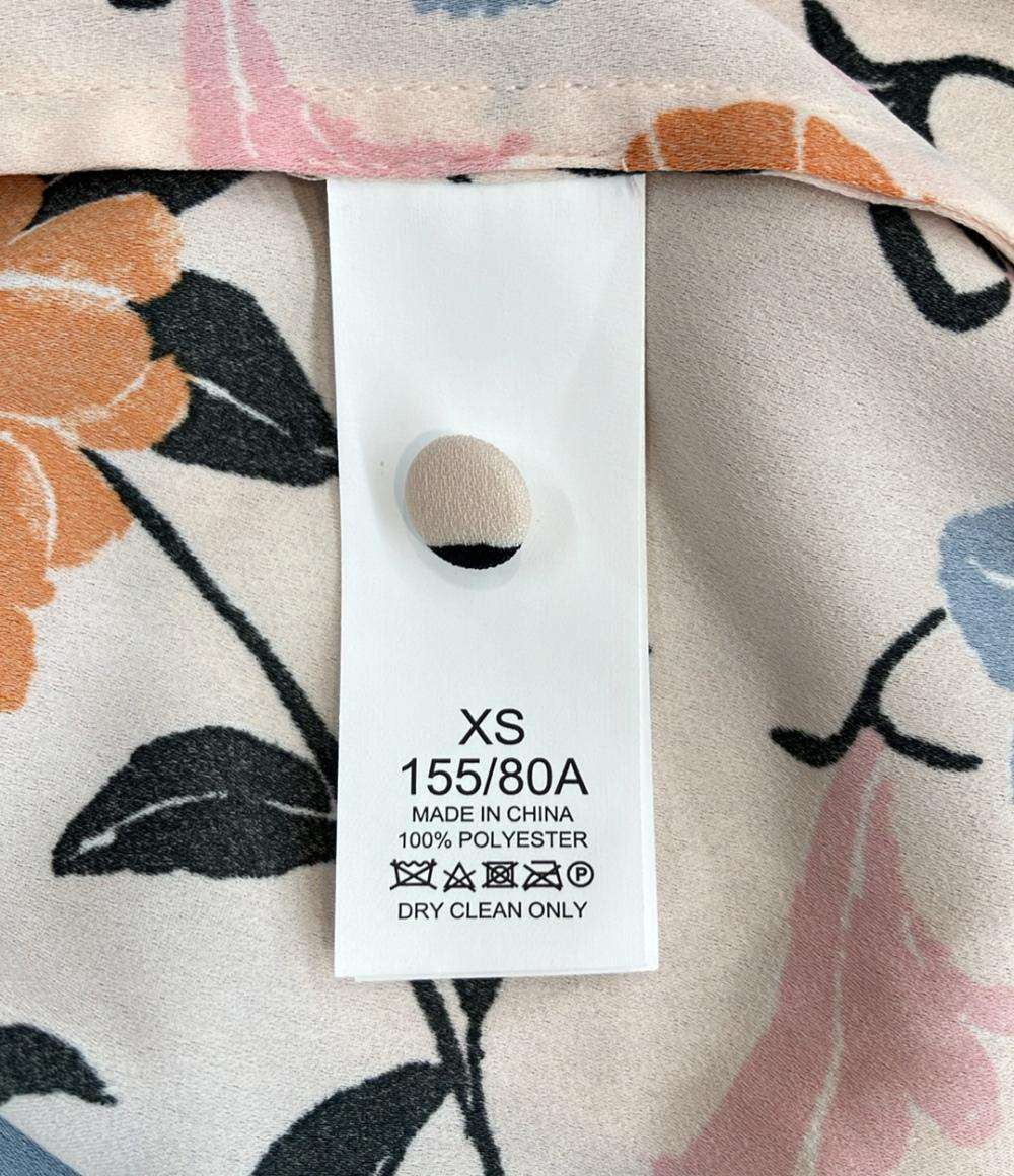 Kate Spade 長袖ワンピース リボン 花柄 レディース SIZE XS ケイトスペード