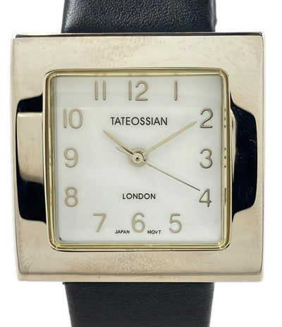 タテオシアン 腕時計 クオーツ ホワイト レディース TATEOSSIAN