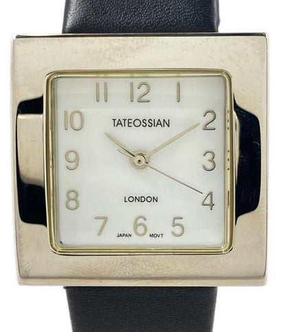 タテオシアン 腕時計 クオーツ ホワイト レディース TATEOSSIAN