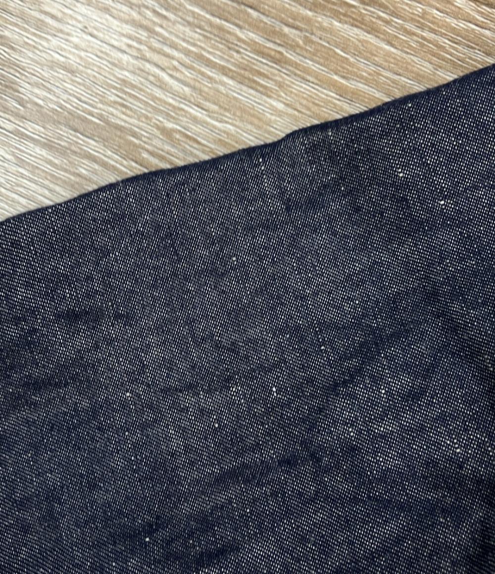 アマカ ノーカラージャケット デニム レディース SIZE 40 AMACA