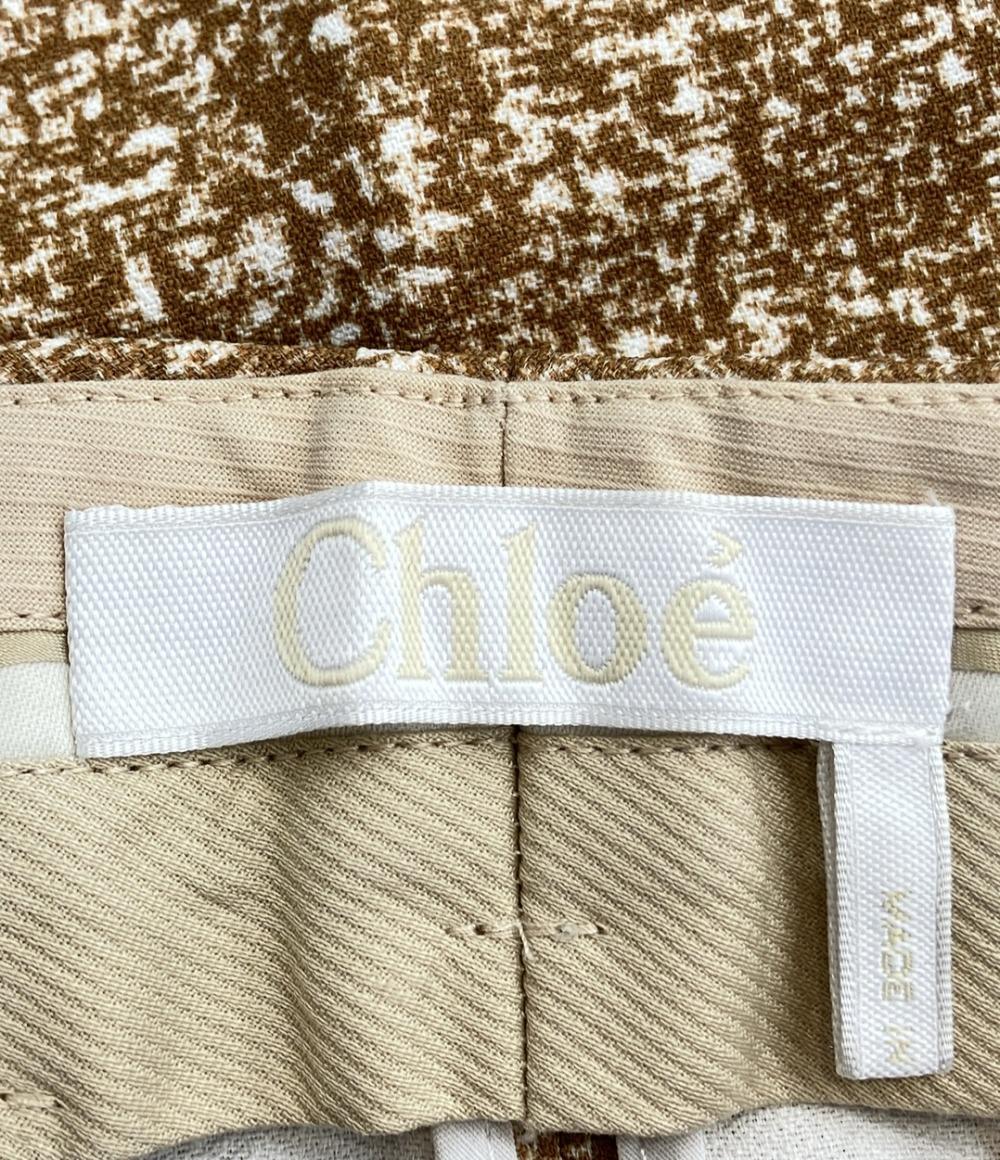 Chloe 総柄 パンツ レディース SIZE 38 クロエ