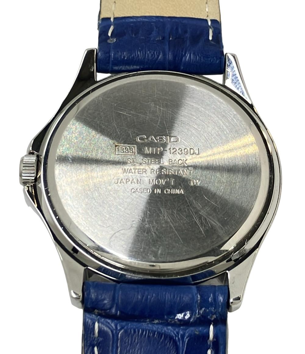 カシオ 腕時計 クオーツ ブルー MTP-1239DJ メンズ CASIO