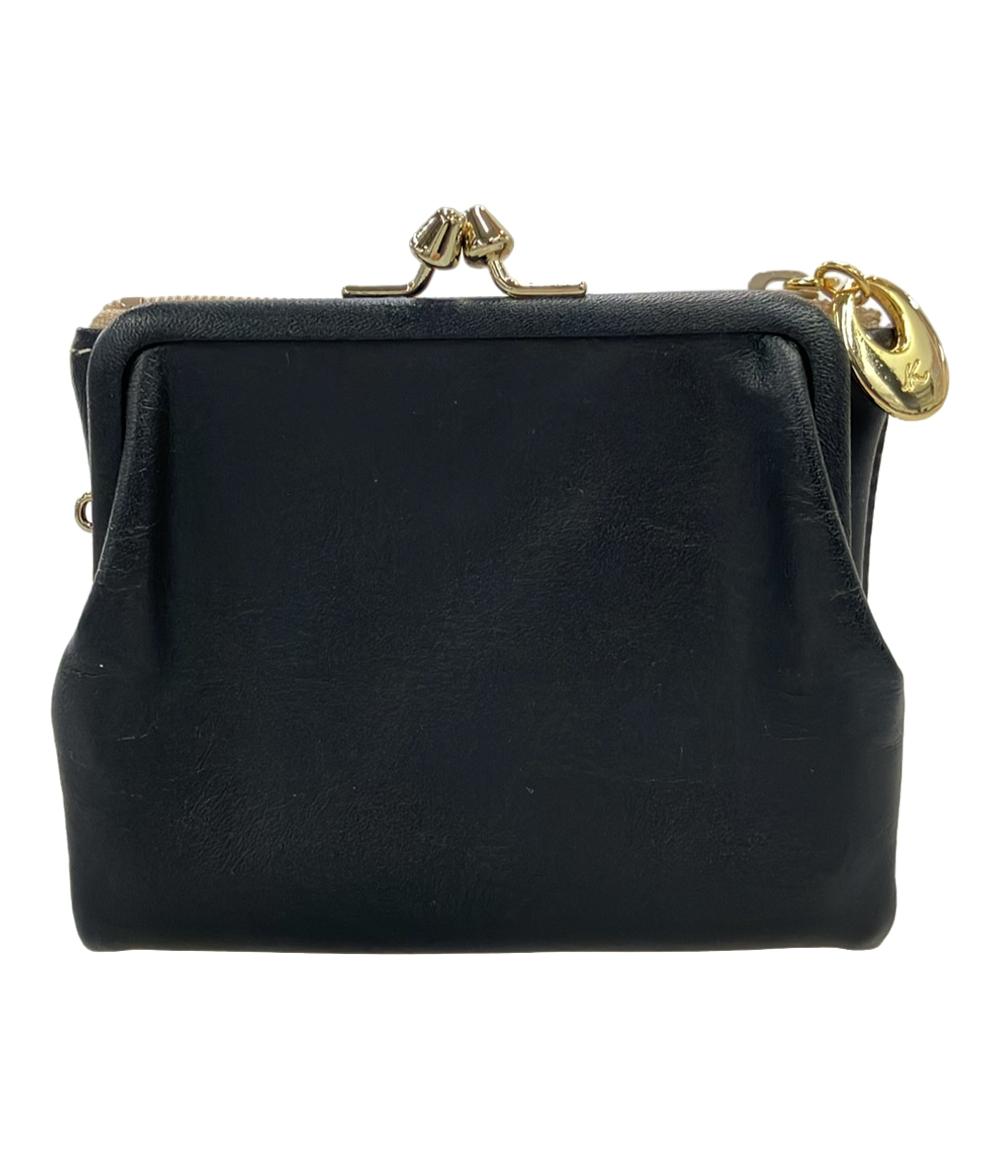 Kitamura2 二つ折り財布 がま口 牛革 レディース キタムラ2